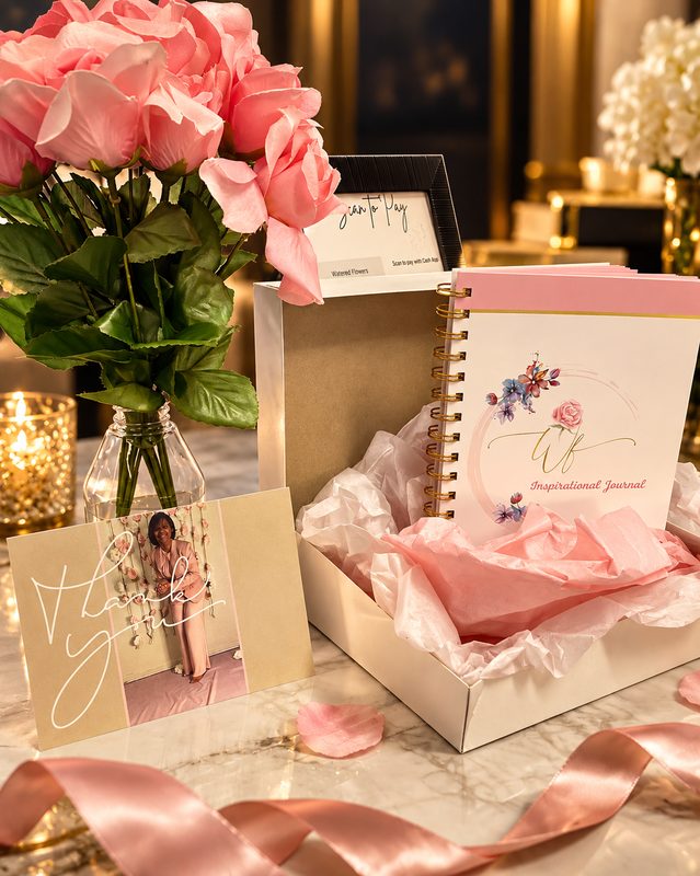 Watered Flowers Journal Gift Box
