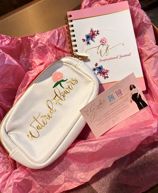 Watered Flowers Journal and Pouch Set